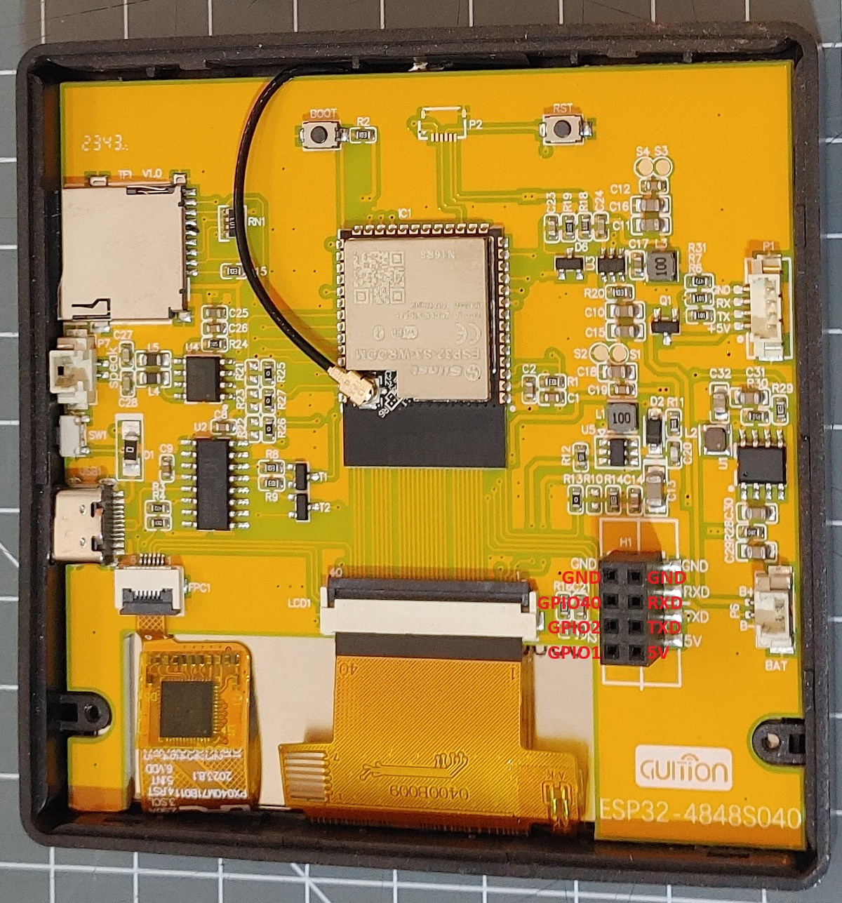 Connector pinout